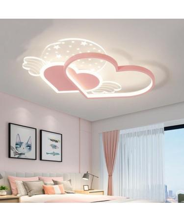 Shop DHGIE Dimmable LED Ceiling Lamp for Children s Room | Remote Control | 38W Cartoon Design in Blue & Pink - Buy Online on GoSupps.com