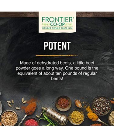 Organic Beet Powder - Frontier Natural Products 16 oz (453g) - Premium Nutritional Boost - Buy Online on GoSupps.com