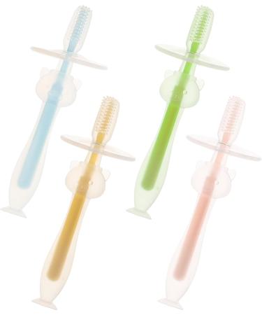 Frcolor 8 Pack Baby Toothbrushes - Soft Hair Infant Training Brushes for 1 Year Olds | Character Design | International Shipping - Buy Online on GoSupps.com