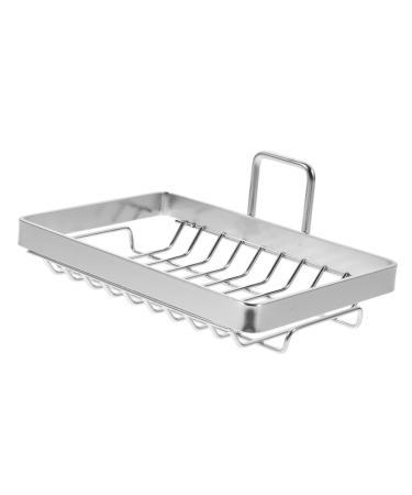 Amosfun 4pcs Soap Box Wall Soap Holder Metal Bar Soap Holder Soap Draining Racks Wall Soap Soap Holders Sponge Rack Water Stainless Steel Soap -mounted Organizer
