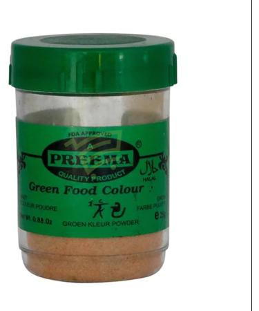 Preema | Green Food Colour Powder 12X25g | Create Color full Cake & Icing | Premium Quality Bright Colour Powder - Buy Online on GoSupps.com