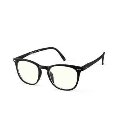 JOOX Vintage Reading Glasses for Men Women Rectangular Reading Aid Glasses with Spring Hinges Black 1.0 x