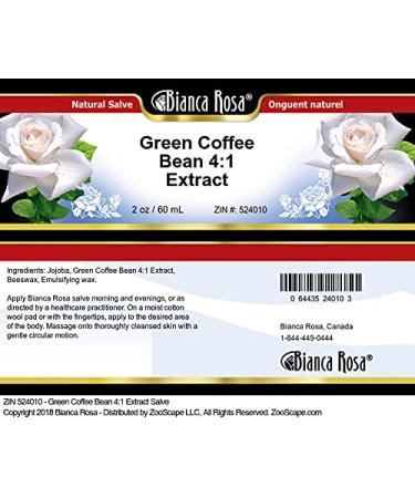 Bianca Rosa Green Coffee Bean 4:1 Extract Salve (2 oz ZIN: 524010) - 3 Pack - Buy Online on GoSupps.com