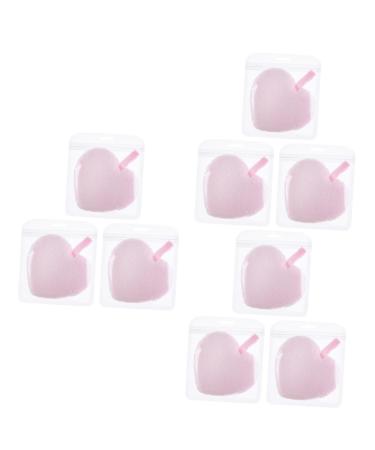 Didiseaon 9 Pcs Face Foundation Applicator Round Makeup Sponge Cosmetic Puff Rounds Flat Cotton Pad Makeup Sponge Heart Nail Polish Remover Pad Triangle Powder Puff Makeup Remover The Lazy