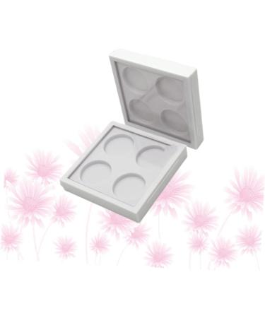 Mikinona 2pcs 4 Lipstick Case Empty Eyeshadow Case Eyeshadow Palette Empty Lipstick Palette White - Buy Online on GoSupps.com