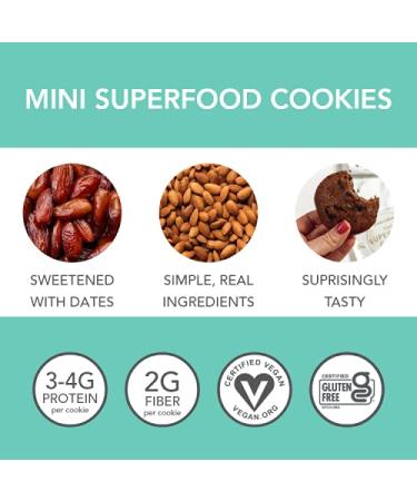 Love + Chew Banana Bread Minis - 18 Count | Gluten-Free & Vegan Soft Baked Cookies | Paleo & Non-GMO Snacks - High Protein Almond Snacks - Buy Online on GoSupps.com