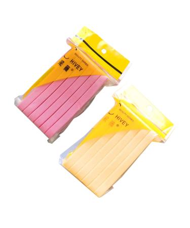 Didiseaon 2 Wet Puff Face Cleaning Tools Creative Face Puff Compressed Cleaning Sponges Exfoliating Facial Sponges Face Wash Cosmetics Pads Face Cleansing Sponge Makeup Remover Pva Mix