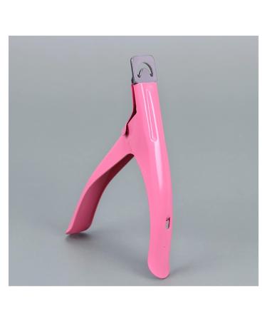 PSGS 1PC Luxury Stainless Steel Head Nail Clipper Acrylic Gel French False Nail Tips Cutter Clipper Girl Nail Care Tools (Color : Pink)