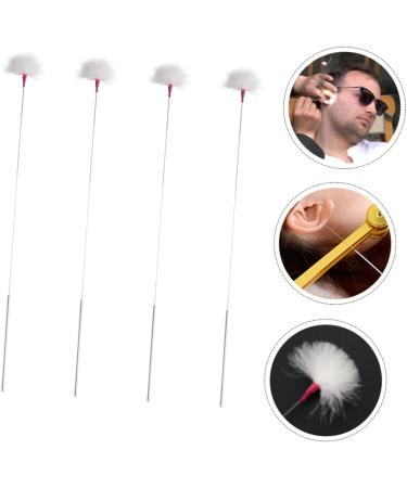 Ipetboom 8pcs Earwax Removal Tools Professional Goose Hair Ear Cleaning Supplies for Safe and Gentle Ear Wax Removal Lightweight and Portable - Buy Online on GoSupps.com