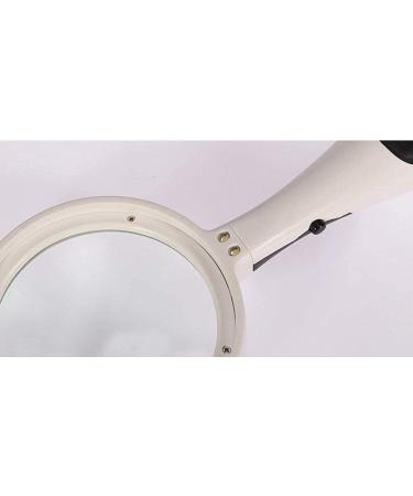Magnifier Abs Shell Glass Lenses 2 Led Lights White 210 * 90 * 40Mm for Reading Crafts Repair Magnifier Lofty Ambition - Buy Online on GoSupps.com