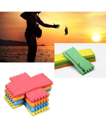 Mikiuly Raupwicker Angel Fishing Cord Foam Plate - 10 Pack 4x8cm - Organize Hooks & Cords for Comfortable Fishing Tours - Buy Online on GoSupps.com
