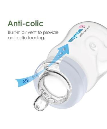 Maymom Silicone Nipple Slow Flow 4pc - Compatible with Spectra/Motif Luna/Widemouth Bottles - Buy Online on GoSupps.com