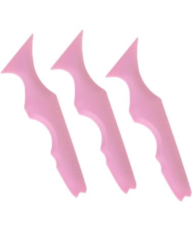 Baluue 15 Pcs Silicone Beauty Ruler Makeup Eyeliner Eyebrow Guide Stencil Lip Line for Beginners Lash Tools 15X4.15CMx5pcs Pink-2x5pcs - Buy Online on GoSupps.com
