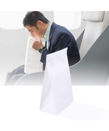 30pcs Disposable Barf Bags - Motion Sickness Vomit Bags for Travel - Portable Emesis Bag for Car & Outdoor Use - White - Buy Online on GoSupps.com