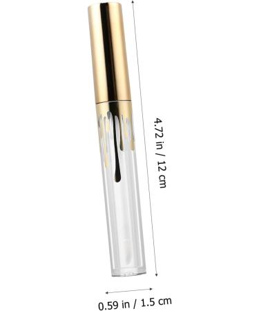 Outanaya 3pcs Makeup Bottle Empty Eyeliner Bottle Mascara Clear Mascara Tube Lip Gloss Clear Golden Plastic - Buy Online on GoSupps.com