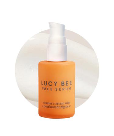 Lucy Bee Hydrating Makeup Primer with Vitamin C Certified Organic Face Serum for Glowing Skin Dermatologist Approved for Sensitive Skin Vitamin E & Rosehip Oil Vegan & Cruelty-Free 1.01 fl oz.