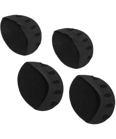High Heeled Shoe Foot Cushions - 2 Pairs Breathable Forefoot Pads for Pain Relief - Black Pointe Shoe Toe Pads - Buy Online on GoSupps.com