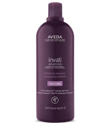 Aveda Invati Advanced Exfoliating Shampoo (RICH) new formula 33.8oz/liter