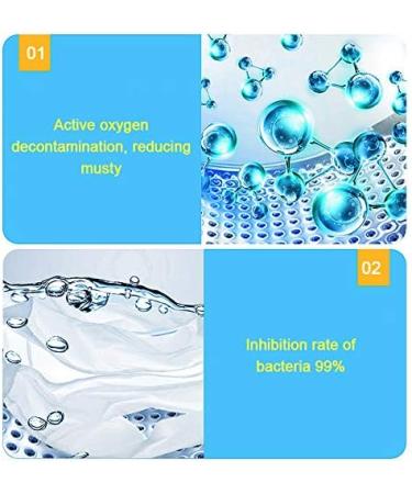 5 Tab Washing Machine Cleaner Deep Cleaning Descaler Detergent Effervescent Tablet Washer Cleaner Oxygen Cleaner Decontamination - Buy Online on GoSupps.com