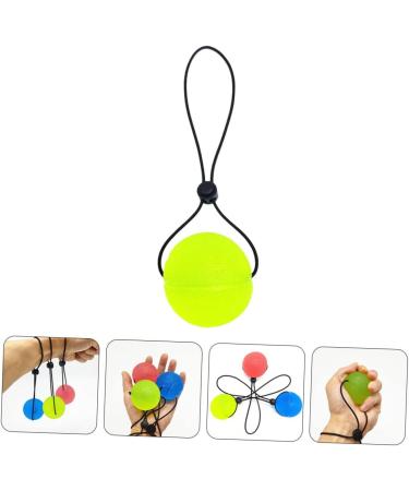 Oatipho Finger Trainer & Stress Ball - Hand Exercise & Massage Tool for Strength & Relaxation - 20x5cm Yellow - Buy Online on GoSupps.com