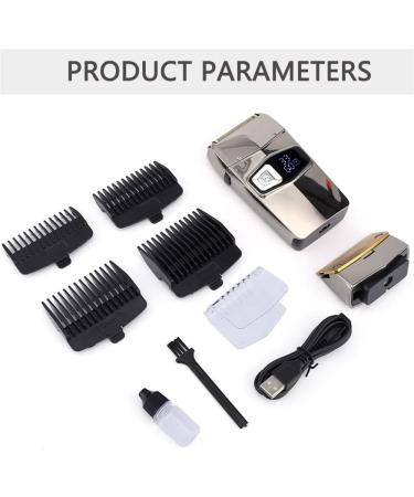 Buy Electric Shaver for Men - LED Digital Display Rechargeable & Low Noise - Precision Trimmer & Beard Trimmer for Home Use - Buy Online on GoSupps.com