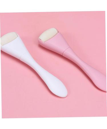 FRCOLOR 3pcs Oil Removal Face Massage Roller Tool - Skin Care Massager Walker - Pink | International Shipping - Buy Online on GoSupps.com