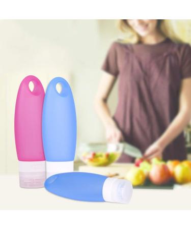 FantasyDay 4 Pack Silicone Travel Set - TSA Approved BPA-Free Containers for Shampoo Cream & Body Care - Portable Travel Accessories - Buy Online on GoSupps.com