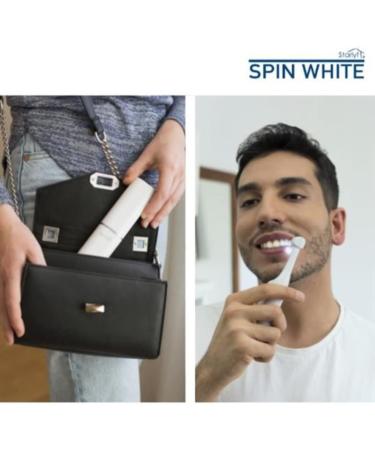 SPIN WHITE - VENTEO - Professional Quality Dental Polisher - Teeth Whitening Kit - 360 Rotation Action - Built-in LED Light - Adjustable Mode with 2 Speeds - Buy Online on GoSupps.com