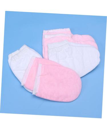 minkissy 4 Pairs Cloth Gloves Booties Paraffin Wax Bath Mitts Hand Treatment Gloves Bath Treatment Mitt Glove Paraffin Wax Warmer for Hands and Feet Wax Bath Mittens Accessories Simple M As Shown - Buy Online on GoSupps.com