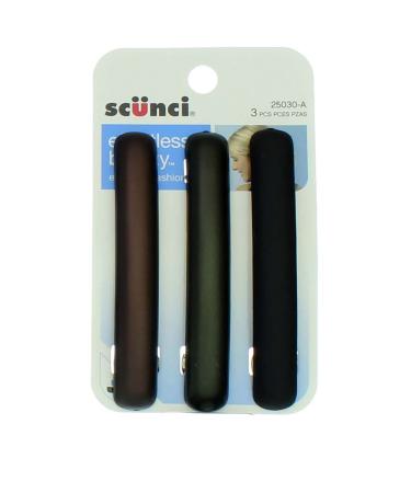 Scunci Effortless Beauty Matte Barrettes - 3 Pack for Stylish Hair Accessories - Buy Online on GoSupps.com