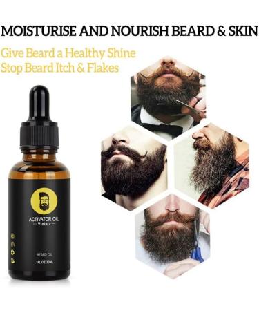 Beard Growth Kit - Natural Serum Oil Balm & Comb | Perfect Gifts for Men & Father's Day - Buy Online on GoSupps.com