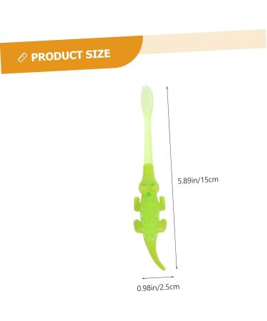 FRCOLOR 24-Pack Small Crocodile Baby Toothbrush - Manual Massage Devices & Finger Protection - Safe Cotton Oral Care Tools for Children - Buy Online on GoSupps.com