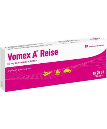 Buy VOMEX A Reise 50 mg Sublingual Tablets - Fast Shipping Worldwide | 10 PCs - Buy Online on GoSupps.com