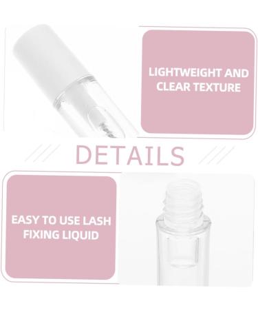  IWOWHERO Eyelash Raincoat Transparent Eyelash Gel Sweat-resistant eyebrow gel eyebrow styling gel clear setting gel eyebrow fixing gel plastic Transparent - Buy Online on GoSupps.com