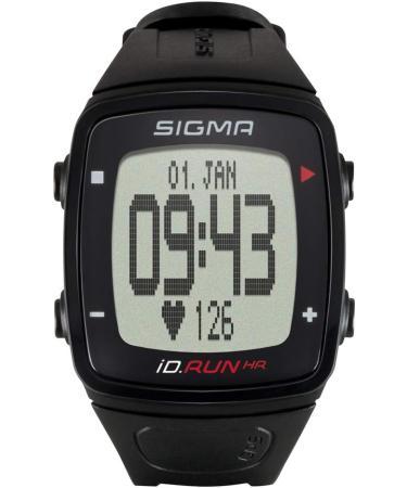 Buy SIGMA SPORT iD.RUN HR - GPS Running Watch & Heart Rate Monitor | Black Wrist Activity Tracker - International Shipping Available! - Buy Online on GoSupps.com