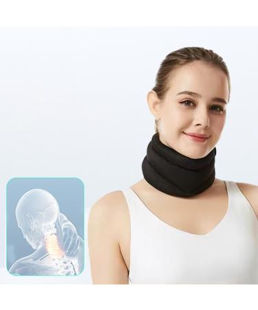 Cervicorrect Neck Support - Anti-Snoring Bandage & Neck Stretcher | Relieve Neck Pain | XL Black - Buy Online on GoSupps.com