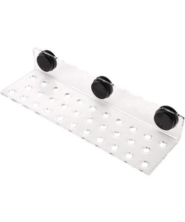 Zerodis Aquarium Coral Rack Bracket - Acrylic Frag Rack with Strong Suction | 32 Hole Coral Holder for Aquariums - Top Aquarium Accessories - Buy Online on GoSupps.com