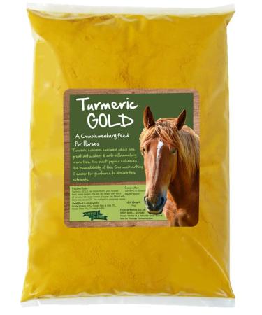 Horse Herbs Turmeric GOLD - Supplement for Horses Black Pepper Equine Pony (1kg Bag)