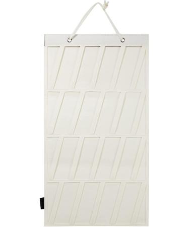 AZURAOKEY Women Claw Clip Holder Felt Hair Clips Display Rack Wall-mounted Hair Jewelry Hanging Holder Large-capacity Claw Clip Display for Teen Girls (Without Claw Clips) White - Buy Online on GoSupps.com