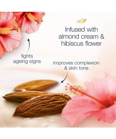 Do.vee Relaxing Almond Cream Body Wash with Hibiscus - 1L Moisturizing Shower Gel for Soft Skin | Gentle Cleanser with Naturally Derived Ingredients - Buy Online on GoSupps.com