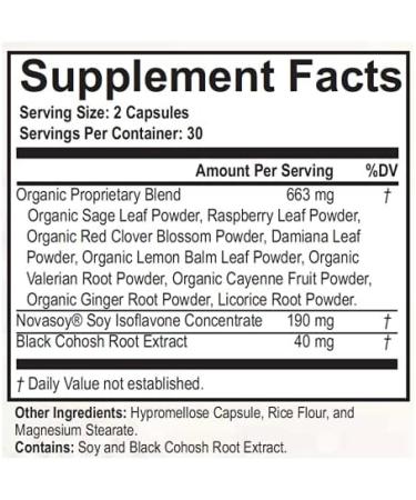 Avlimil Hormone Balance & Menopause Support | 1-Month Supply for Mood Swings, Hot Flashes & Night Sweats - with Isoflavones, Black Cohosh, Red Clover & More - Buy Online on GoSupps.com