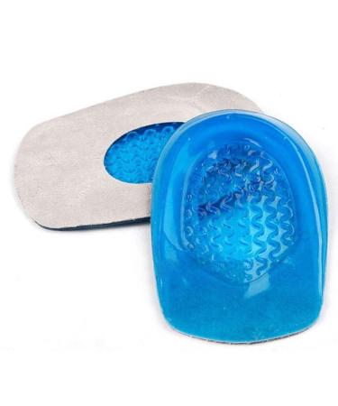 XINIFOOT Soft Gel Heel Cup Supports - Silicone Heel Protectors - Gel Heel Pads for Plantar Fasciitis - Silicone Gel Heel Cups for Tired Feet Damaged Heel- UK Size 4-7 Women: UK 4-7
