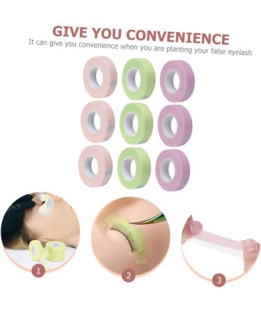 minkissy 18 Rolls Lash Tape Lash Extension Adhesive Lashes Tape False Lash Adhesive Tape Beauty Tools Eye Skin Tape Cosmetic Extension Sticker Non-woven Fabric - Buy Online on GoSupps.com