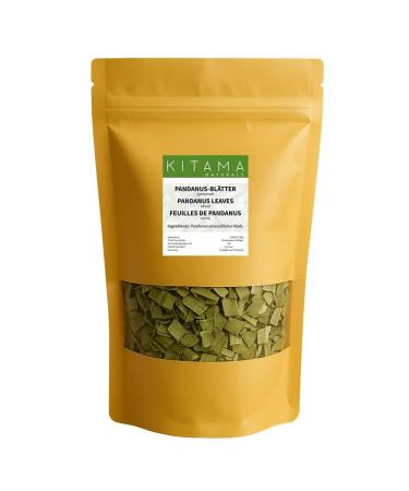 Kitama KITAMA Dried Pandana Leaves 100g - Natural Thai Flavor - For tea rice desserts and Asian cuisine - Pandan leaves - Bai Toey - 100% natural