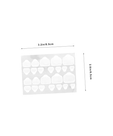 VINTORKY 20 Sheets Short Nails Sticker Nails Nail Stickers for Press on Nails Nail Glue Tabs Nail Glue Stickers for Press on Nails False Toenails for Big Toe Press on Nails Medium Nail Tabs - Buy Online on GoSupps.com