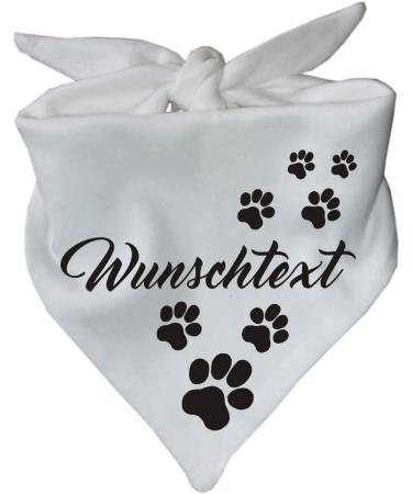 Personalized Dog Triangular Scarf - Custom Motif in Red | Size 2 (68 cm) | International Shipping Available - Buy Online on GoSupps.com