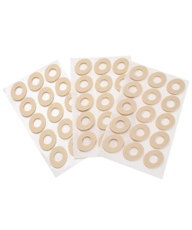 ARTIBETTER 45Pcs Callus Pads Corn Cushions Self- Stick Adhesive Soft Foam Callus Cushions Waterproof Toe Pads Foot Protectors for Foot Heel Pain 3x2.4x0.3cm