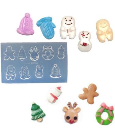 Christmas Nail Stamping Mold - DIY Silicone Stencil Tools for Festive Manicure Designs - Buy Online on GoSupps.com