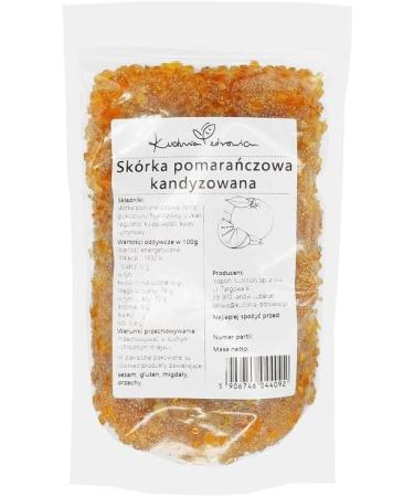  Kuchnia Zdrowia Candied orange peel cubes - No preservatives - No unnecessary additives - Kuchnia Zdrowia - Sealed packaging with zip - Doypack: (500g) - Buy Online on GoSupps.com