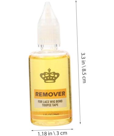 minkissy 2 Hair Extension Glue Remover 30ml Toupee Remover Extension Tape Remover Bonding Glue Remover Lace Glue Remover Adhesive Remover Hair Remover 30ml Glue Remover Plastic Wig Extend 8.50X3.00X3.00CM Yellow - Buy Online on GoSupps.com